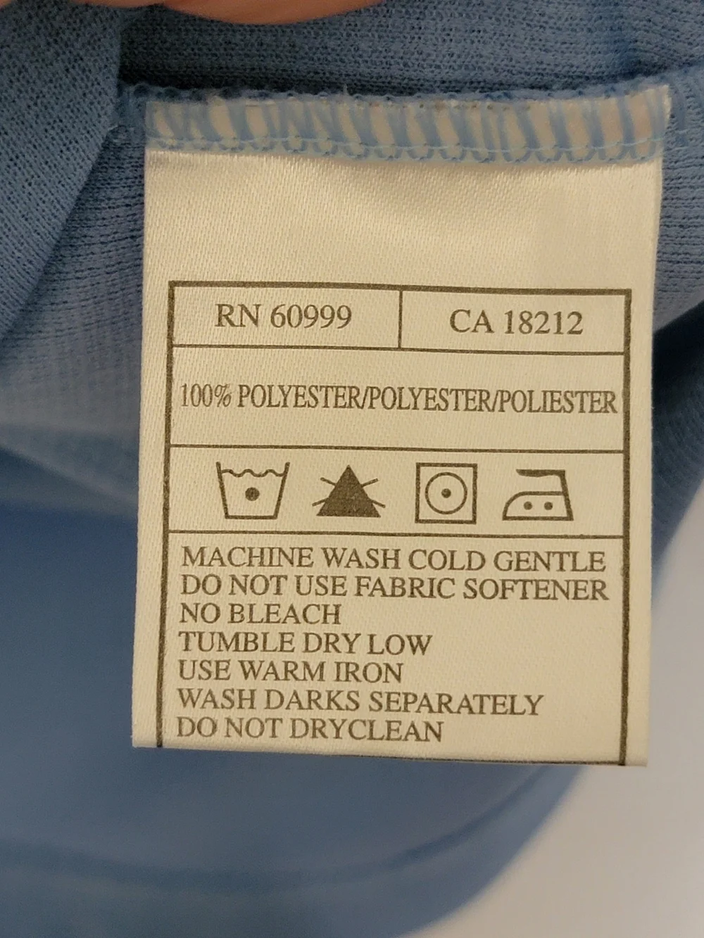 Antigua Men’s Denver Nuggets Light Blue Short-Sleeve Polo Size XL - Picture 10 of 10